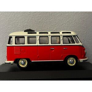 minichamp 1/43 Volkswagen VW Van Samba red TYPE 2 model